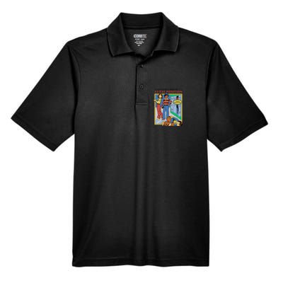 Assume The Fetal Position Men's Origin Performance Pique Polo