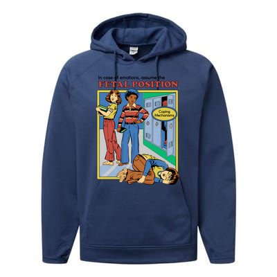 Assume The Fetal Position Performance Fleece Hoodie