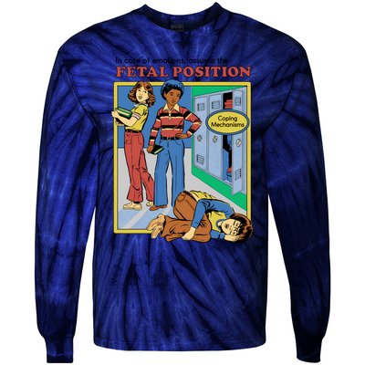 Assume The Fetal Position Tie-Dye Long Sleeve Shirt