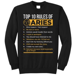 Aries Traits Facts Horoscope Zodiac Astrological Sign Gift Sweatshirt