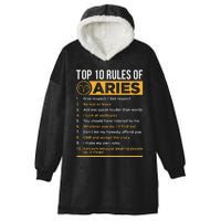 Aries Traits Facts Horoscope Zodiac Astrological Sign Gift Hooded Wearable Blanket