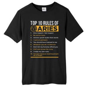 Aries Traits Facts Horoscope Zodiac Astrological Sign Gift Tall Fusion ChromaSoft Performance T-Shirt