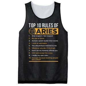 Aries Traits Facts Horoscope Zodiac Astrological Sign Gift Mesh Reversible Basketball Jersey Tank