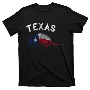 Armadillo Texas Flag T-Shirt