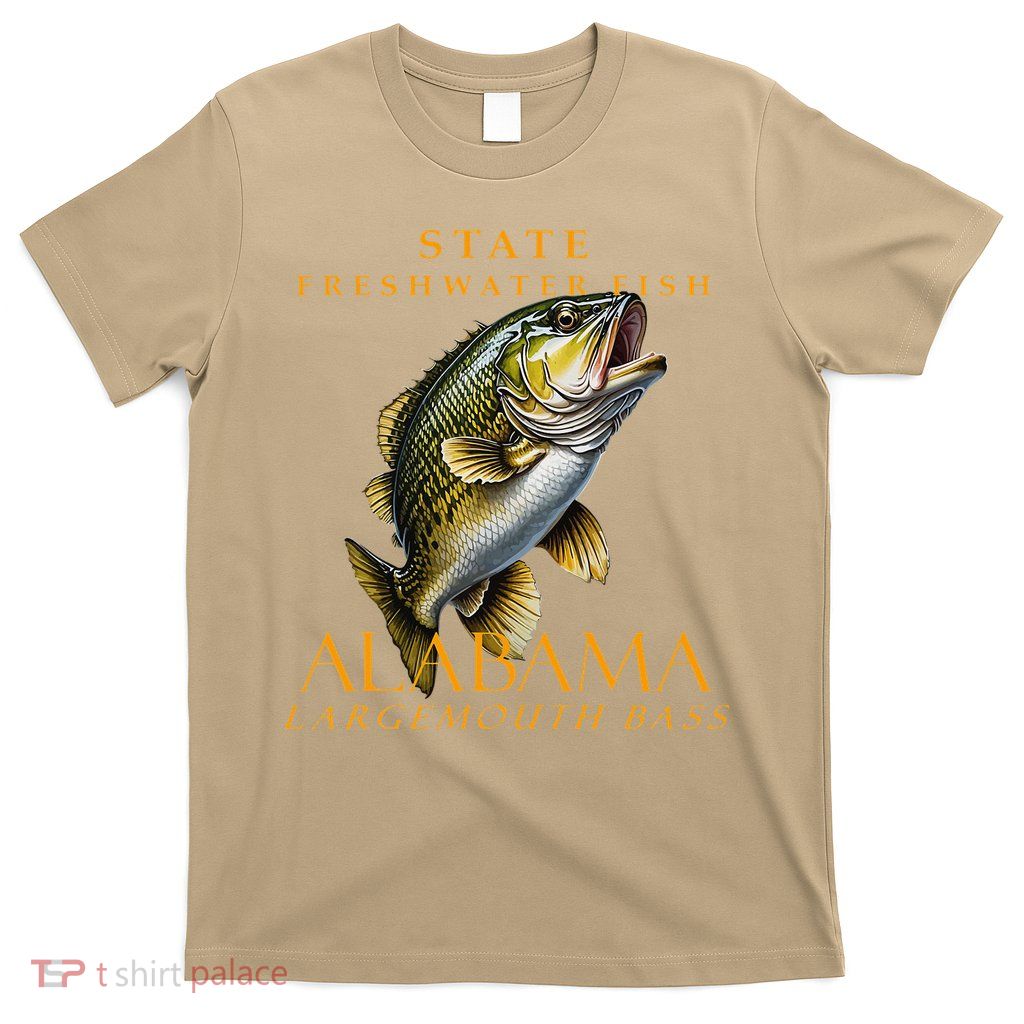 Alabama Territory Freshwater Fish The Spotted Bass T-Shirt