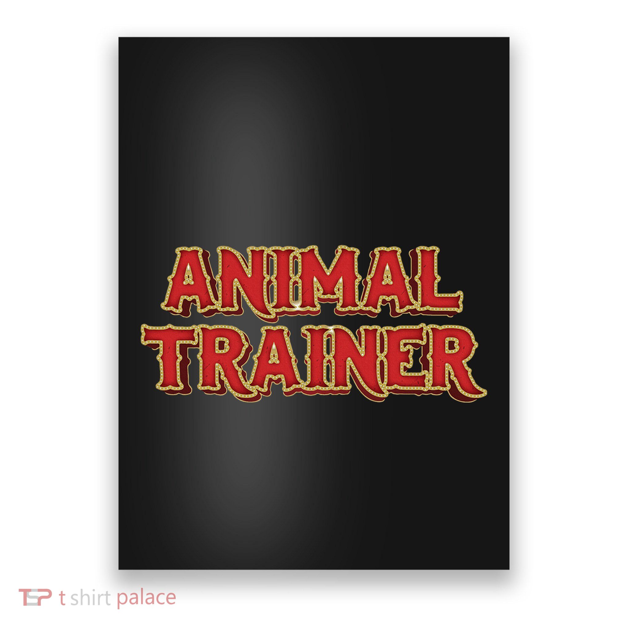 Animal Trainer Funny Circus Staff Costome Theme Party Poster