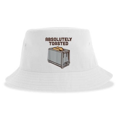 Absolutely Toasted Funny Sustainable Bucket Hat