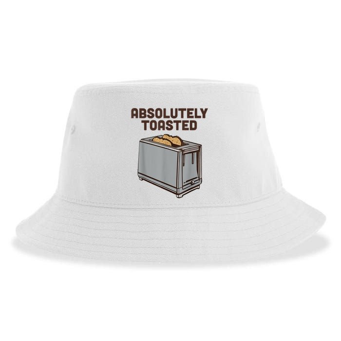 Absolutely Toasted Funny Sustainable Bucket Hat