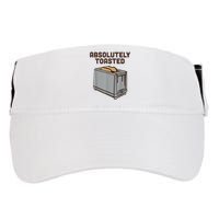 Absolutely Toasted Funny Adult Drive Performance Visor