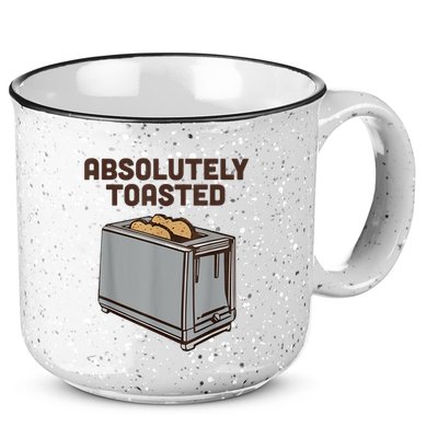 Absolutely Toasted Funny 15oz Campfire Ceramic Mug