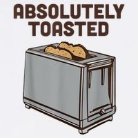 Absolutely Toasted Funny Short Acrylic Beanie
