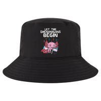 Axolotl Transgende.r Flag Shenanigans Tran.s Transsexual Pride Cool Comfort Performance Bucket Hat