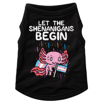 Axolotl Transgende.r Flag Shenanigans Tran.s Transsexual Pride Doggie Tank