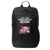 Axolotl Transgende.r Flag Shenanigans Tran.s Transsexual Pride City Backpack
