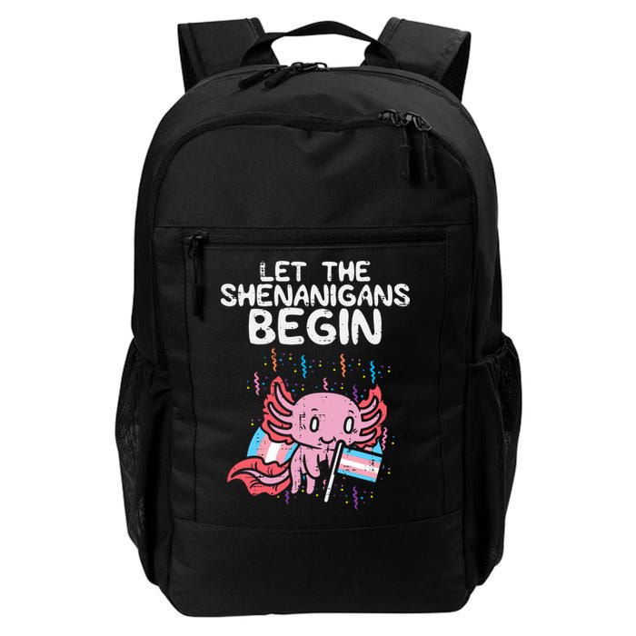 Axolotl Transgende.r Flag Shenanigans Tran.s Transsexual Pride Backpack