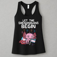 Axolotl Transgende.r Flag Shenanigans Tran.s Transsexual Pride Womens Tank Top