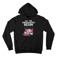 Axolotl Transgende.r Flag Shenanigans Tran.s Transsexual Pride Tall Hoodie