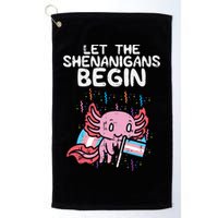 Axolotl Transgende.r Flag Shenanigans Tran.s Transsexual Pride Golf Towel