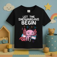 Axolotl Transgende.r Flag Shenanigans Tran.s Transsexual Pride Toddler T-Shirt