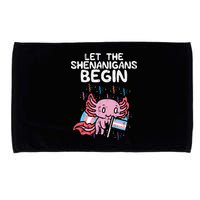 Axolotl Transgende.r Flag Shenanigans Tran.s Transsexual Pride Microfiber Hand Towel