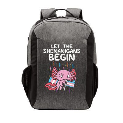 Axolotl Transgende.r Flag Shenanigans Tran.s Transsexual Pride Vector Backpack
