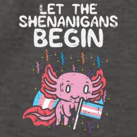 Axolotl Transgende.r Flag Shenanigans Tran.s Transsexual Pride Vector Backpack