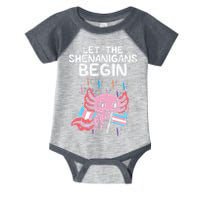 Axolotl Transgende.r Flag Shenanigans Tran.s Transsexual Pride Infant Baby Jersey Bodysuit