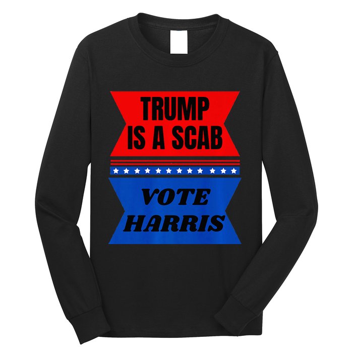 Anti Trump Fun Laundry Detergent Vote Harris 2024 Election Premium Long Sleeve Shirt