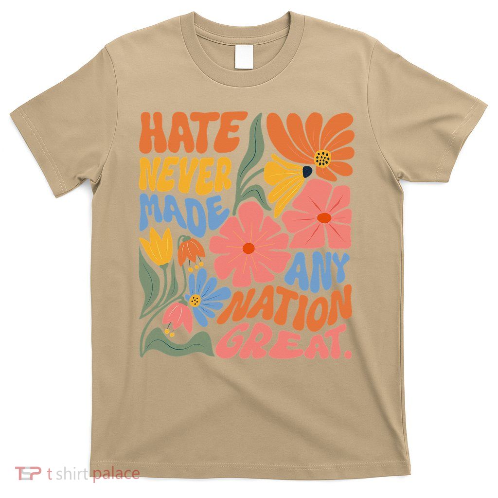Anti Trump Floral Democrat President Liberal Gift T-Shirt