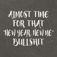 Almost Time For New Year New Me Bullshit Funny Meaningful Gift Cotton Canvas Backpack