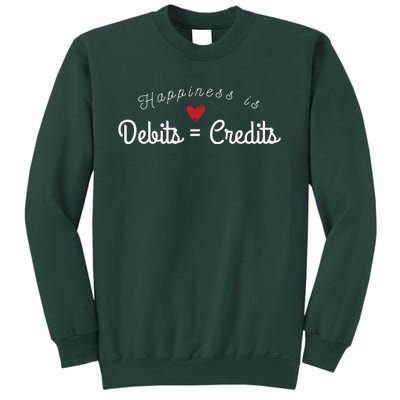 Accountant T Funny Debits Equals Credits CPA Sweatshirt