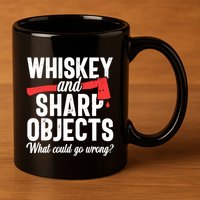 Axe Throwing Funny Targets Hatchet Lumberjack Gift 11oz C Handle Ceramic Mug