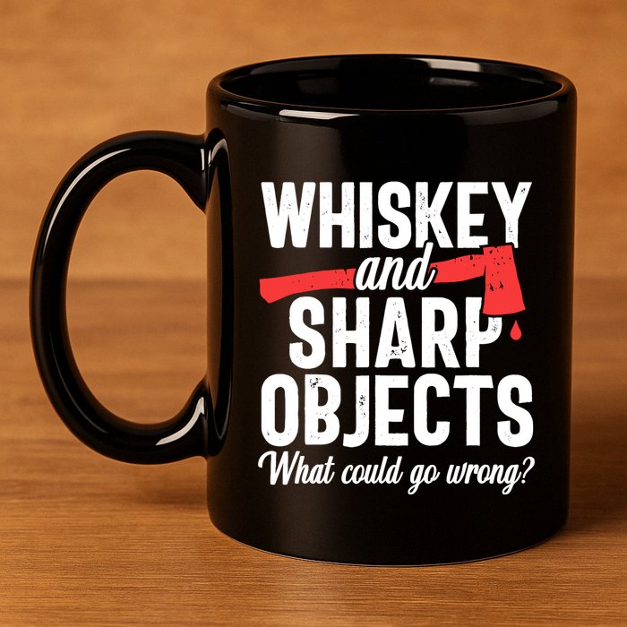 Axe Throwing Funny Targets Hatchet Lumberjack Gift 11oz C Handle Ceramic Mug