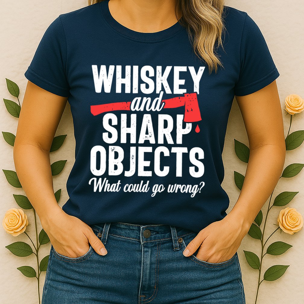 Axe Throwing Funny Targets Hatchet Lumberjack Gift Womens T-Shirt