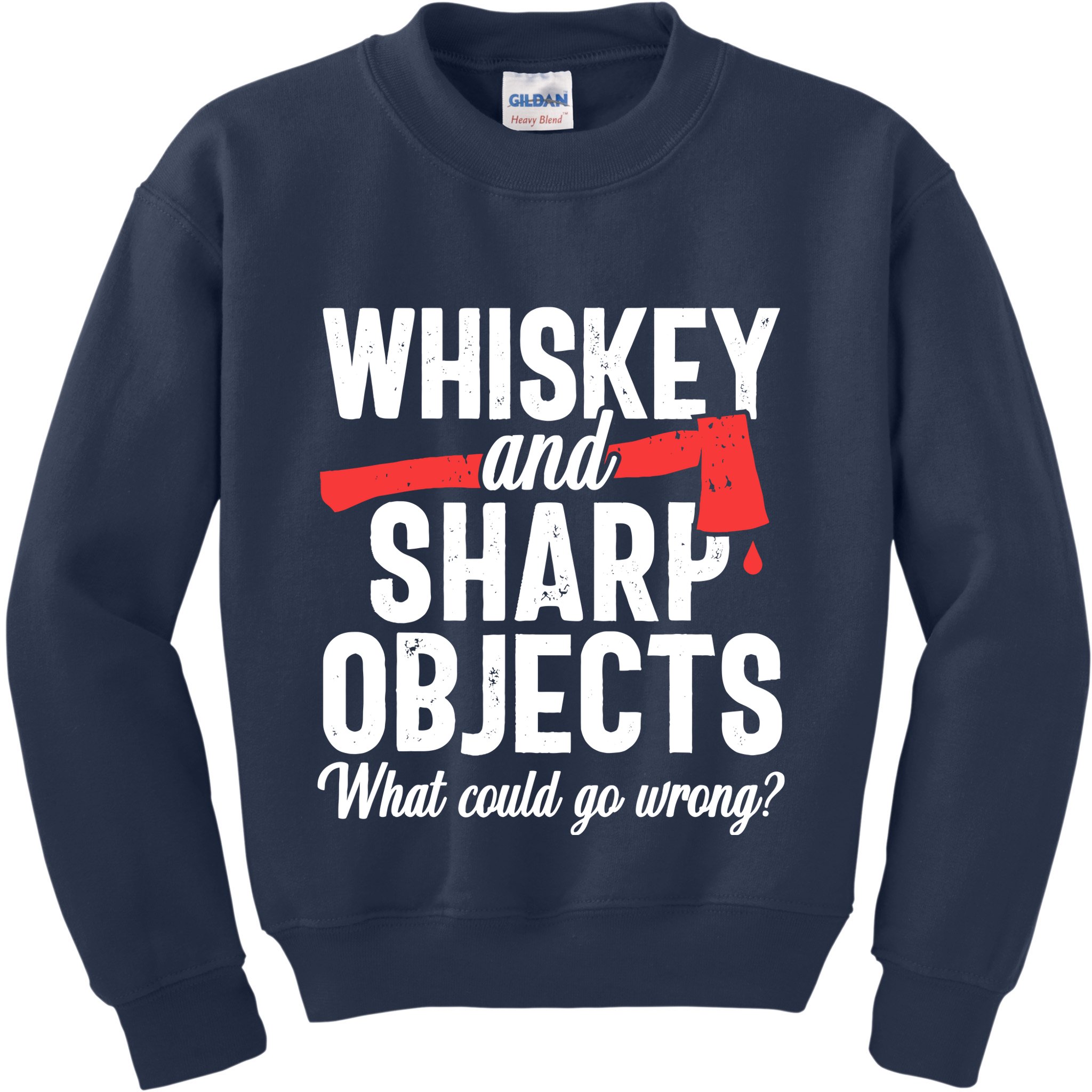 Axe Throwing Funny Targets Hatchet Lumberjack Gift Kids Sweatshirt