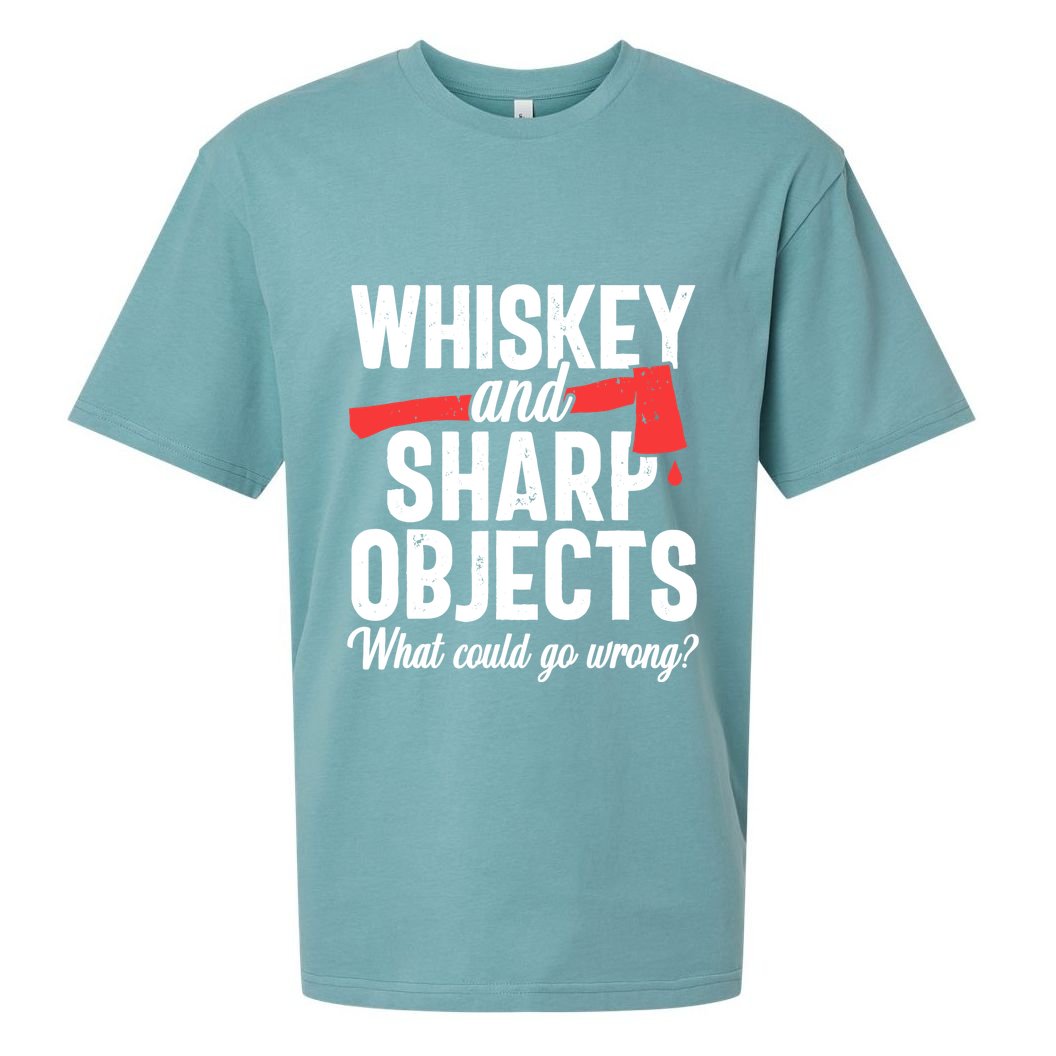 Axe Throwing Funny Targets Hatchet Lumberjack Gift Sueded Cloud Jersey T-Shirt