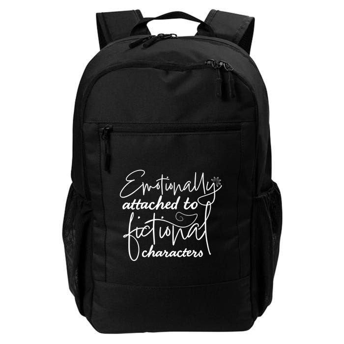 Attached To Fictional Characters Book Lovers Backpack