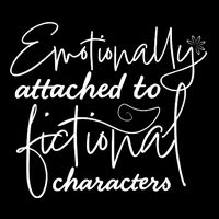 Attached To Fictional Characters Book Lovers Backpack