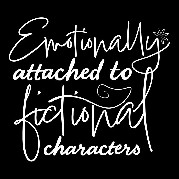 Attached To Fictional Characters Book Lovers Backpack