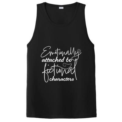 Attached To Fictional Characters Book Lovers PosiCharge Competitor Tank
