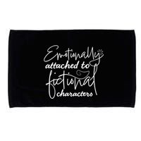 Attached To Fictional Characters Book Lovers Microfiber Hand Towel