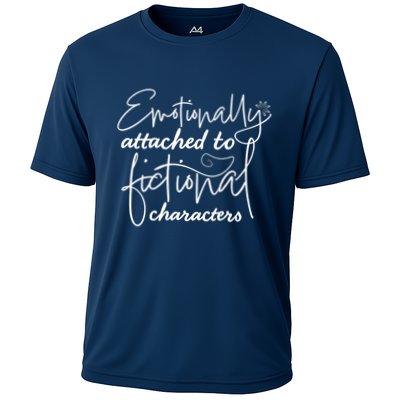 Attached To Fictional Characters Book Lovers Performance Shirt
