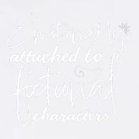 Attached To Fictional Characters Book Lovers Garment-Dyed Sweatshirt
