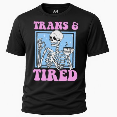 And Tired Funny Skeleton Lgbt Pride Performance Shirt
