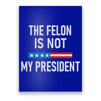 Anti Trump Felon Not My President Poster