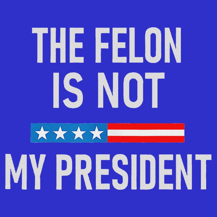 Anti Trump Felon Not My President Visor