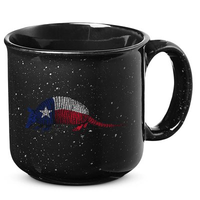 Armadillo Texas Flag 15oz Campfire Ceramic Mug