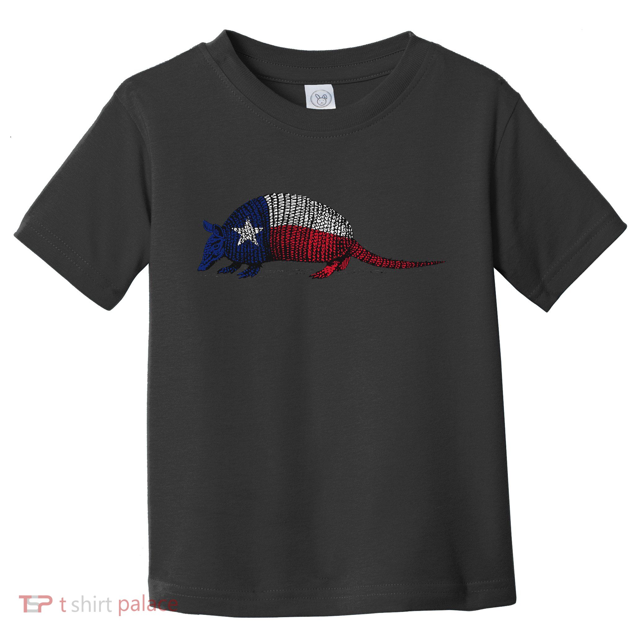 Armadillo Texas Flag Toddler T-Shirt