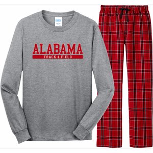 Alabama Track & Field Long Sleeve Pajama Set