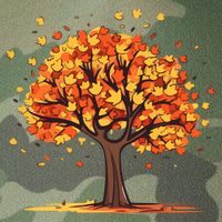 Autumn Tree Fall Lover Legacy Tie Dye Trucker Hat